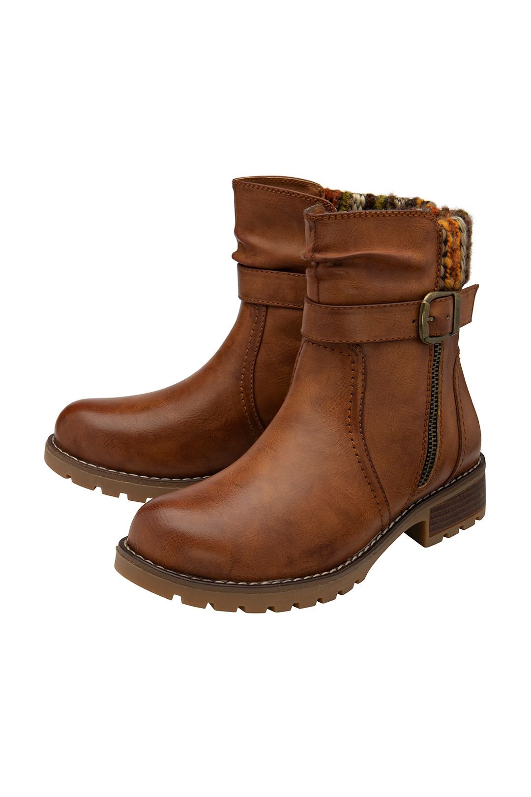 Lotus Lotus Women's 'Triana' Zip-Up Ankle Boots in Tan - 2