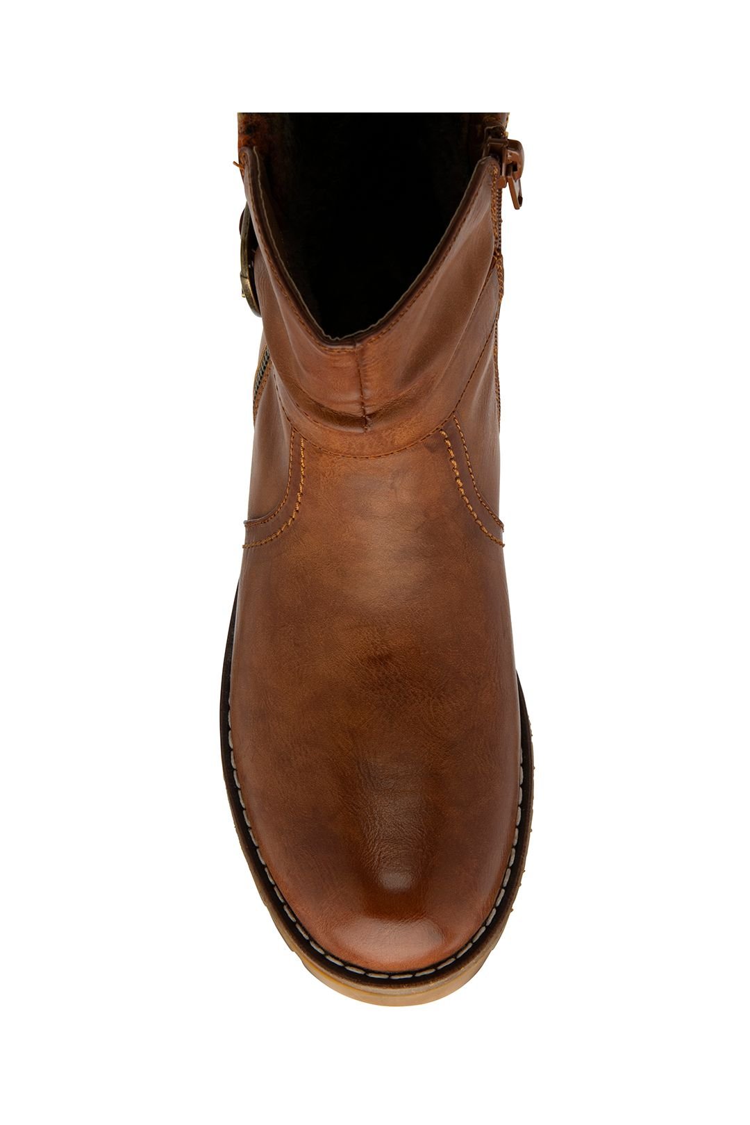 Lotus Lotus Women's 'Triana' Zip-Up Ankle Boots in Tan - 4