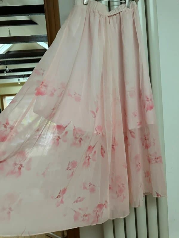 Tulle Beautiful floral chiffon festival skirt