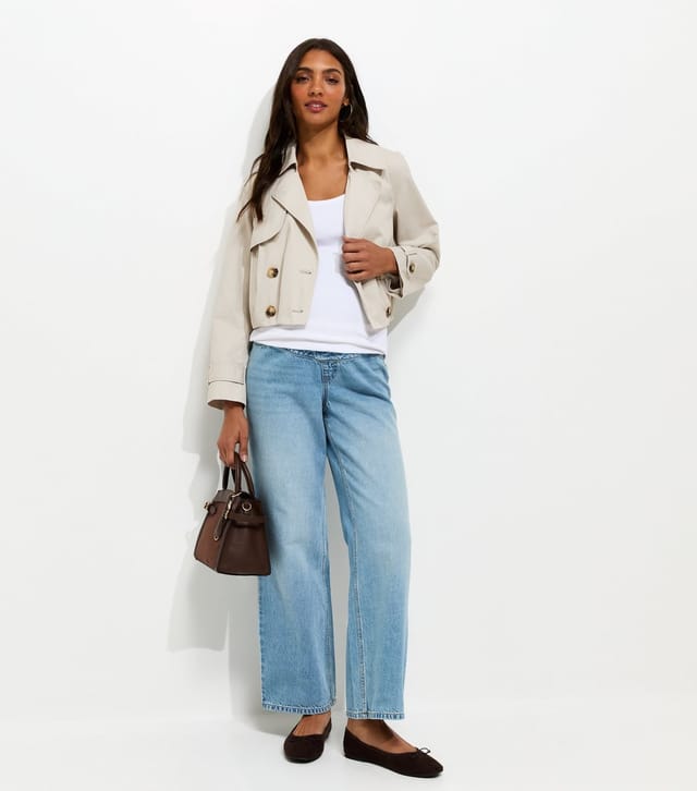 New Look Women's Maternity White Ribbed Scoop Neck Vest New Look - 3