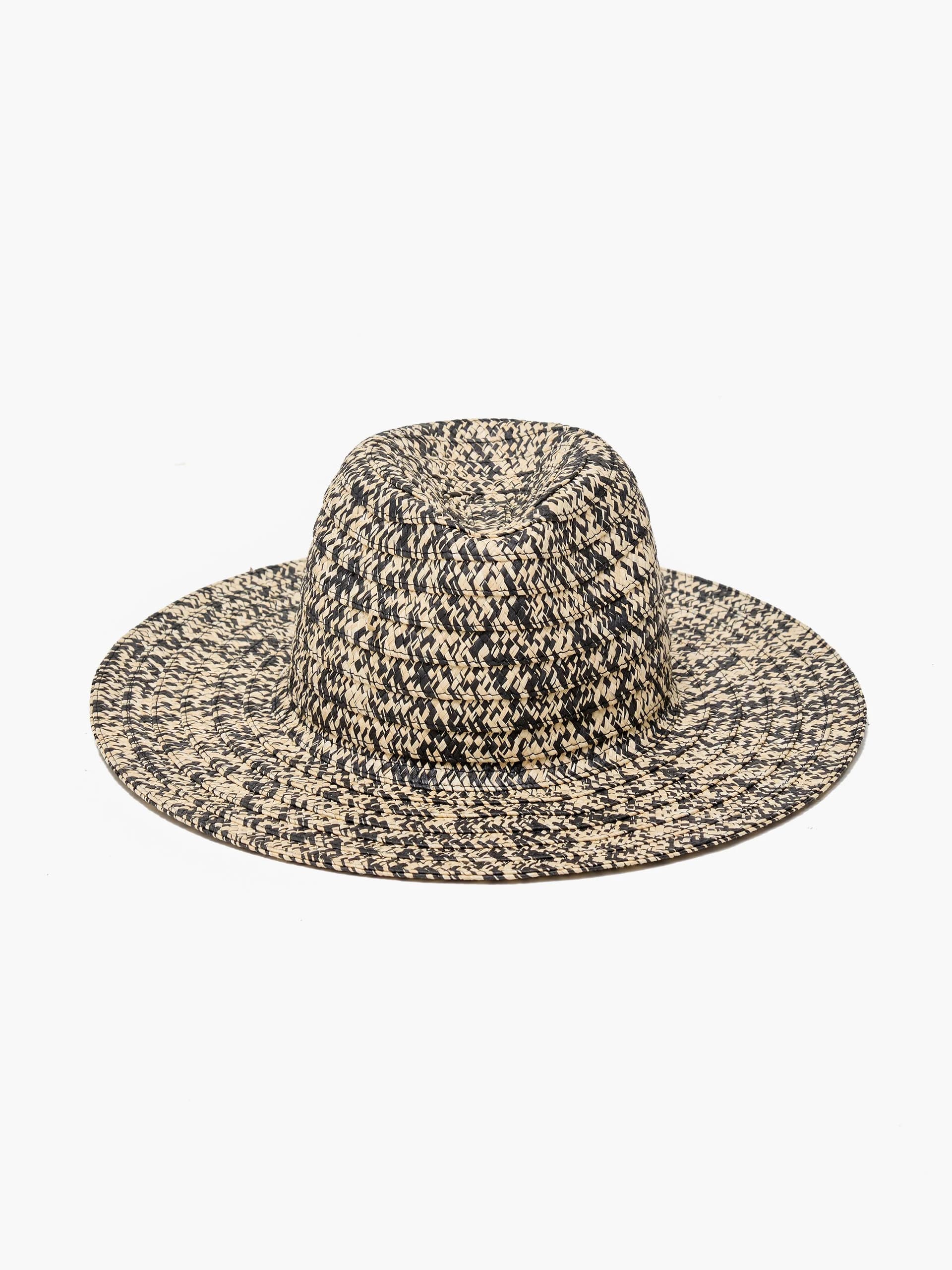 French Connection French Connection Black/Natural Sun Hat