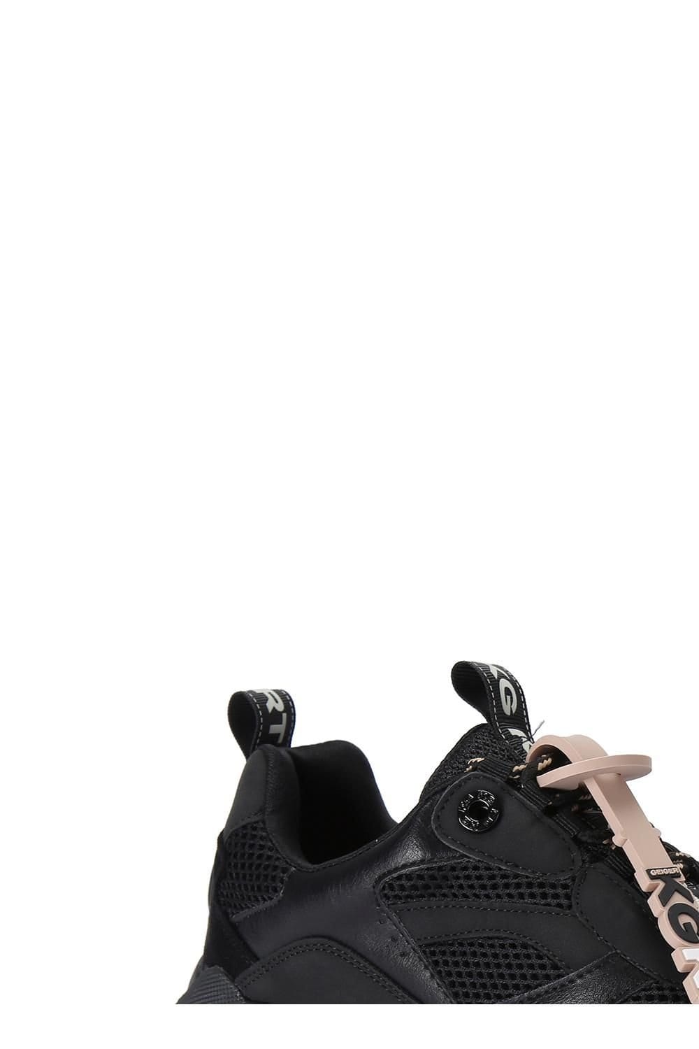 KG Kurt Geiger KG Kurt Geiger Women's 'Lila Lace Up' Trainers in Black - 4