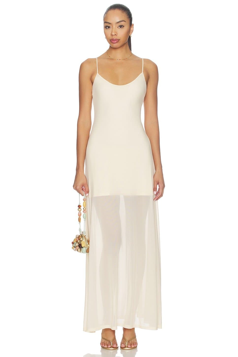 revolve Alessandra Mesh Maxi Dress