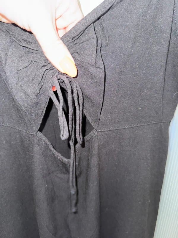 Topshop Ladies “Topshop” Black Summer Dress, Size 14