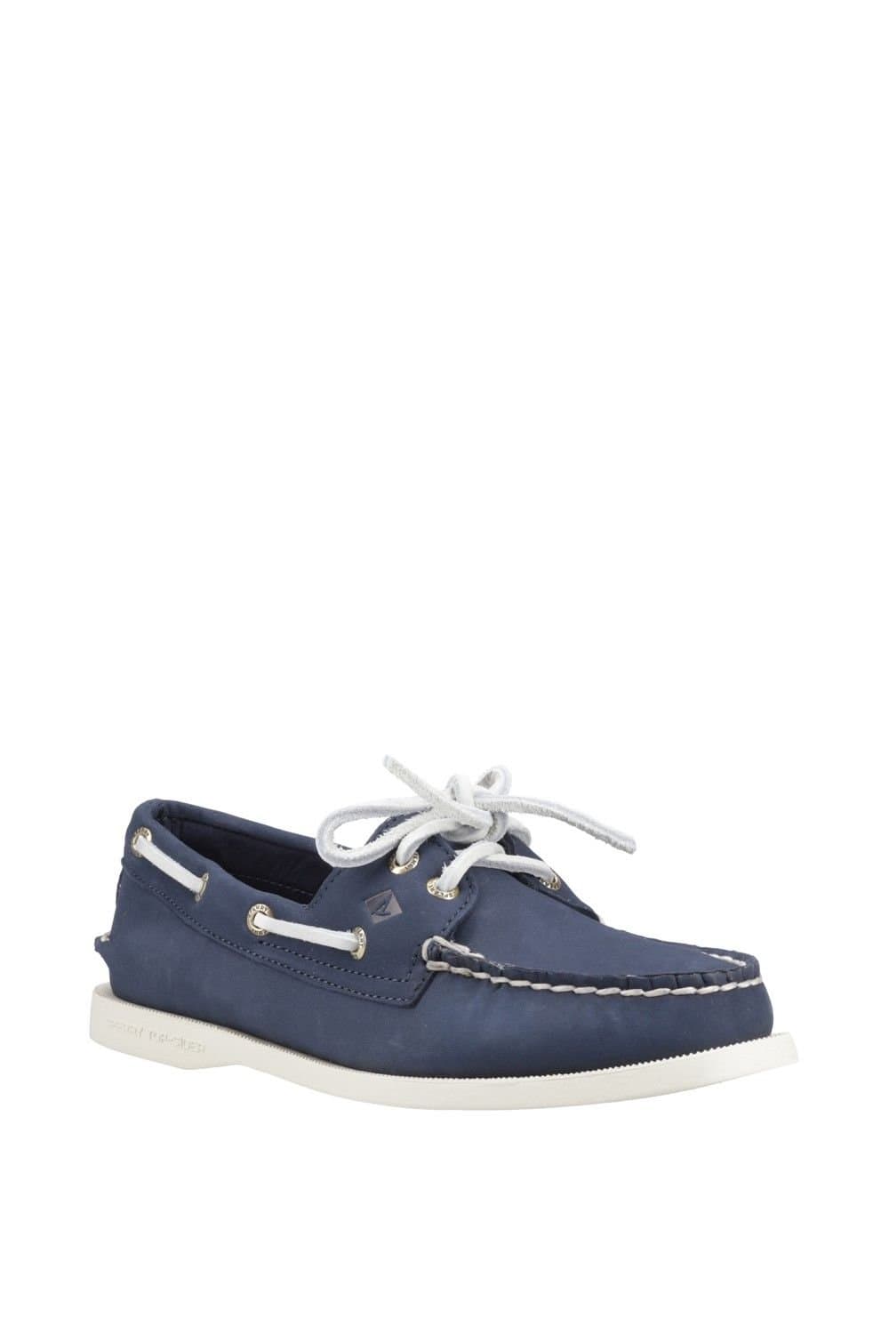 Sperry Sperry Navy Full-Grain Leather Boat Shoe