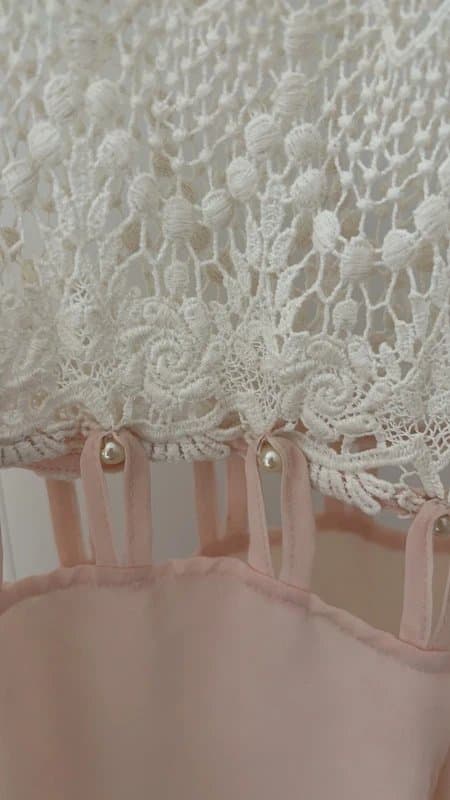 Never Fully Dressed Never Fully Dressed NFD crochet pearl dress