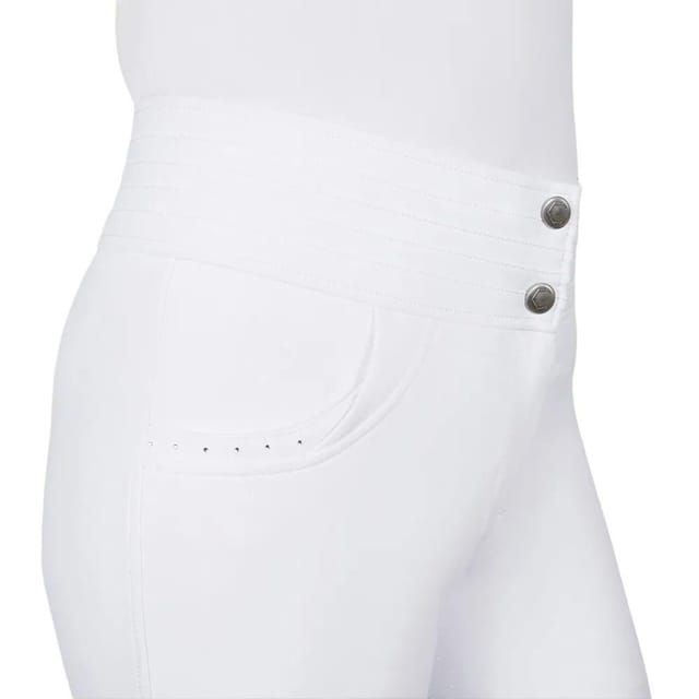 Coldstream Coldstream Women's Fenham Diamante Breeches in White - 3