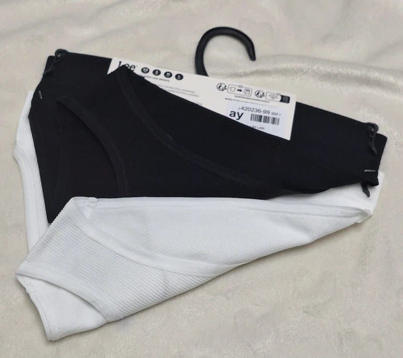 Lee New Lee 2 pack womens underwear size 12 M briefs pants ladies knickers medium seamless girls