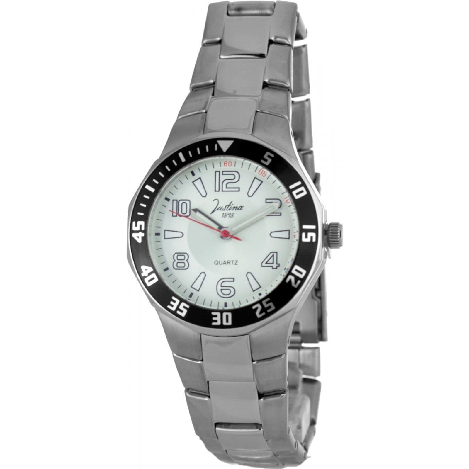 Justina Justina Women's 11909B 31mm Quartz Watch in Silver