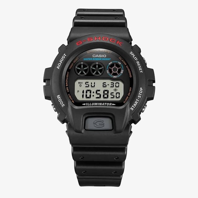 Casio Casio Men's DW-6900U-1ER G-Shock 50mm Quartz Watch in Black - 3