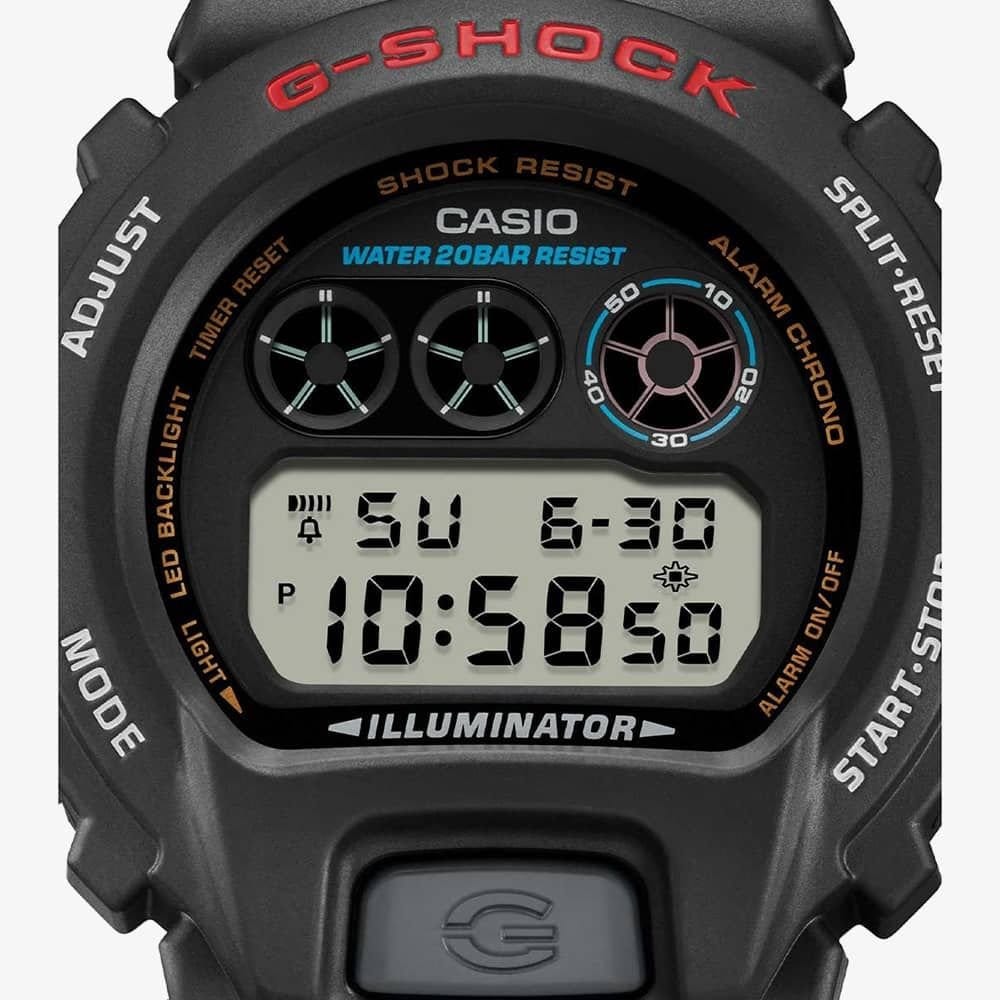 Casio Casio Men's DW-6900U-1ER G-Shock 50mm Quartz Watch in Black - 4