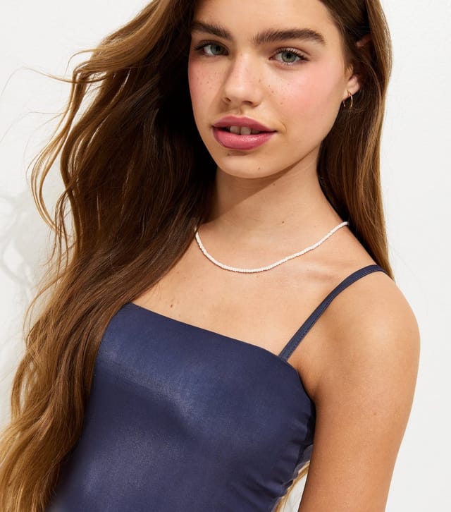 New Look Girls' Navy Floral Print Maxi Dress New Look - 2