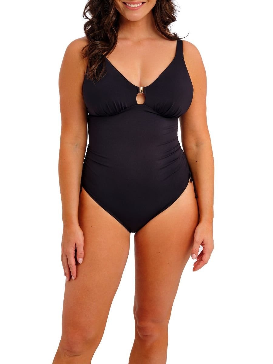 Fantasie Fantasie Women's Merissa Non-Wired Plunge Swimsuit in Black - 4