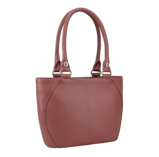 Dents Dents Women's Oxford Leather Shoulder Bag in Pink - 2