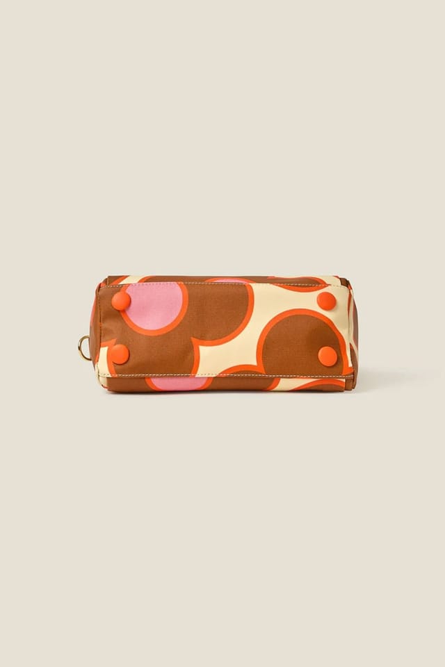 Orla Kiely Orla Kiely Women's Calder Mini Handbag - Flower Spot Persimmon in Brown - 3