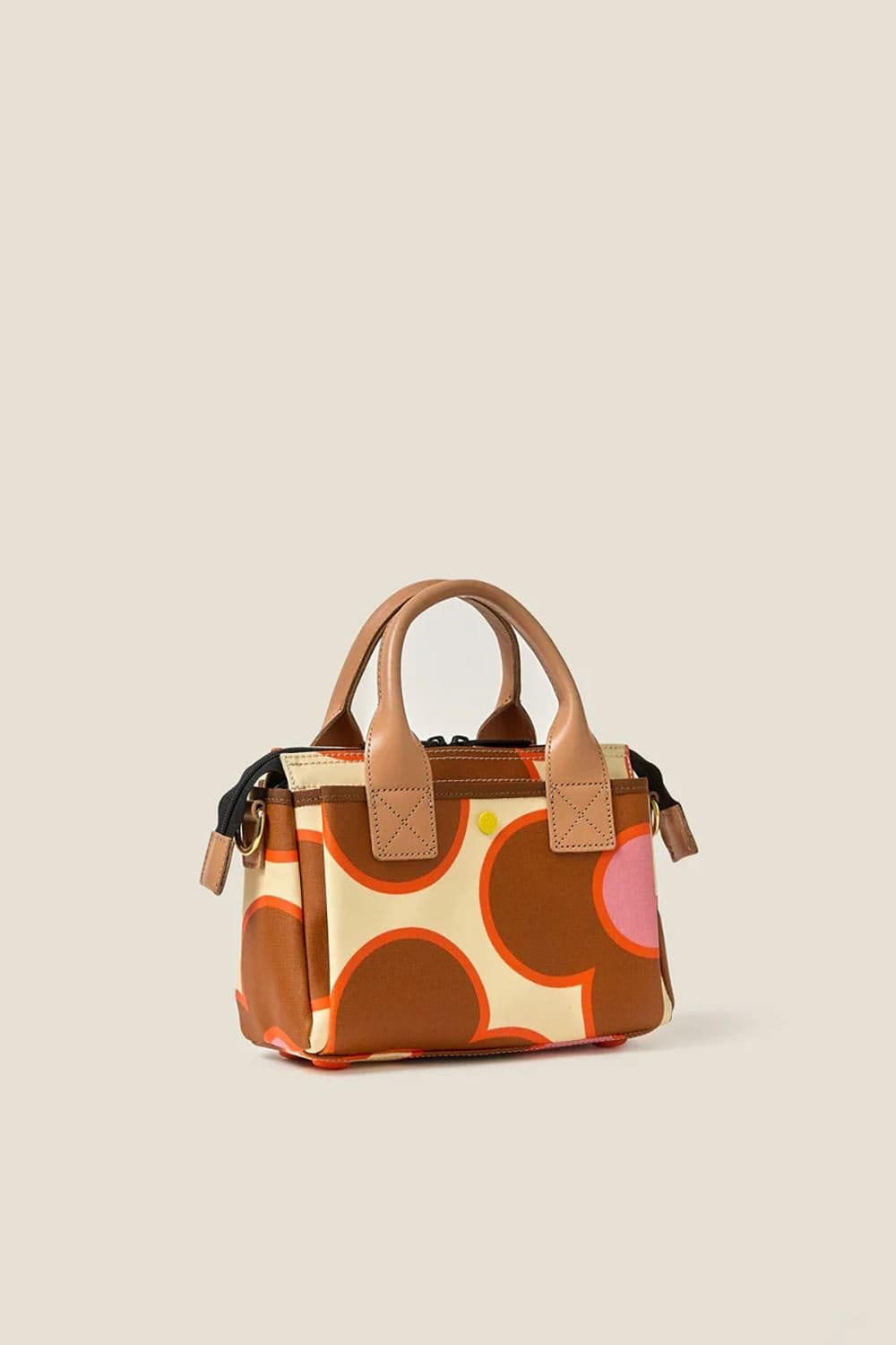 Orla Kiely Orla Kiely Women's Calder Mini Handbag - Flower Spot Persimmon in Brown - 4