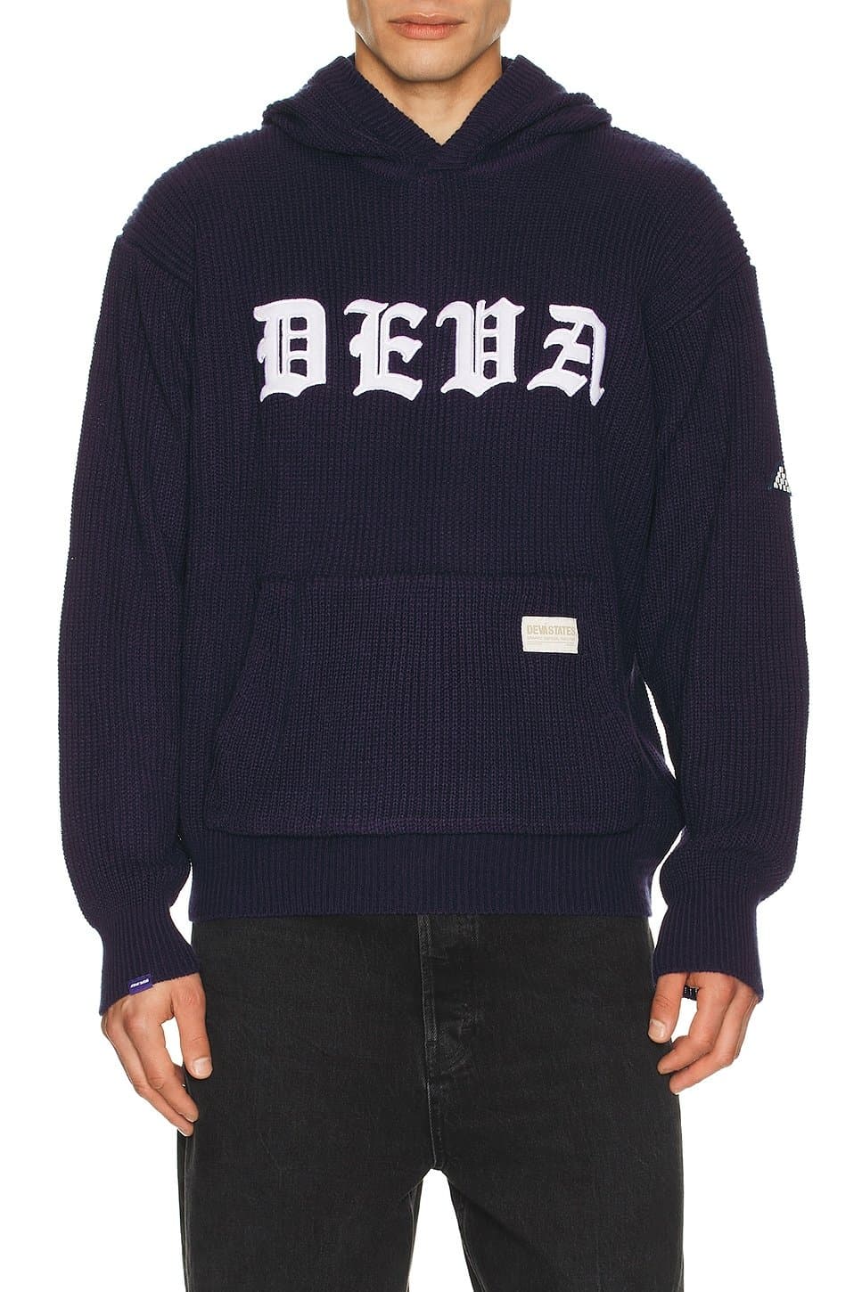 revolve Blackletter Knitted Hoodie
