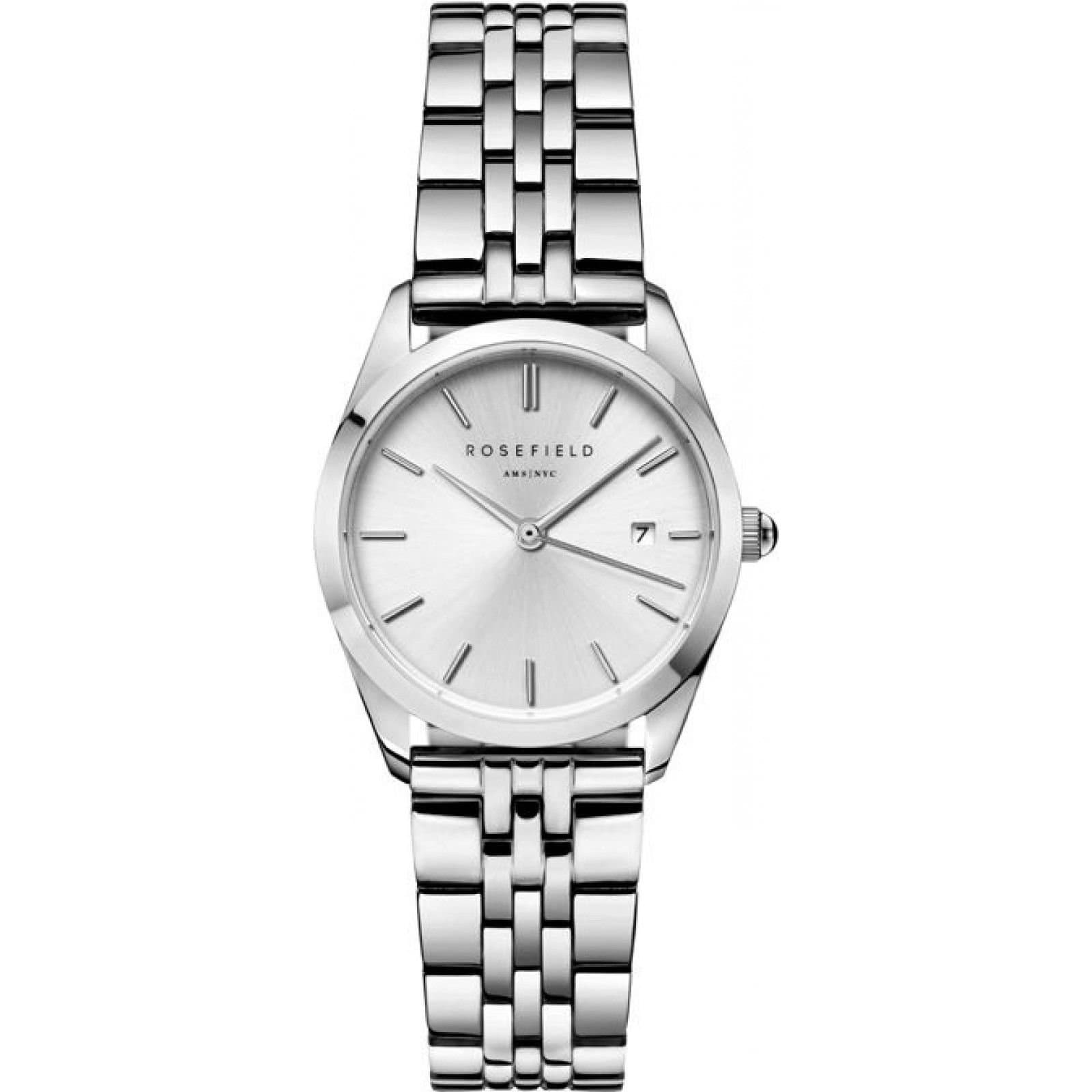 Rosefield Rosefield Women's ASSSS-A20 Ace 29mm Quartz Watch in Silver