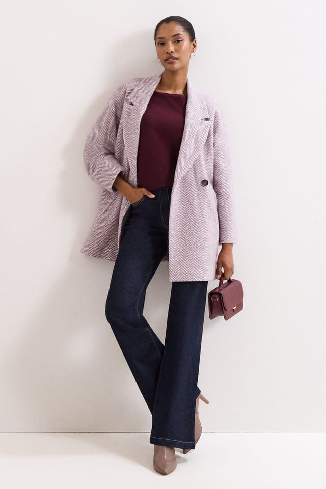 Phase Eight Phase Eight Women's Niamh Wrap Coat in Lilac - 3