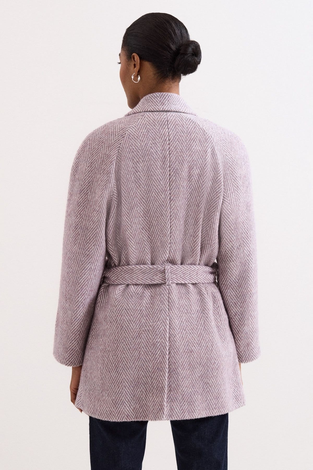 Phase Eight Phase Eight Women's Niamh Wrap Coat in Lilac - 4