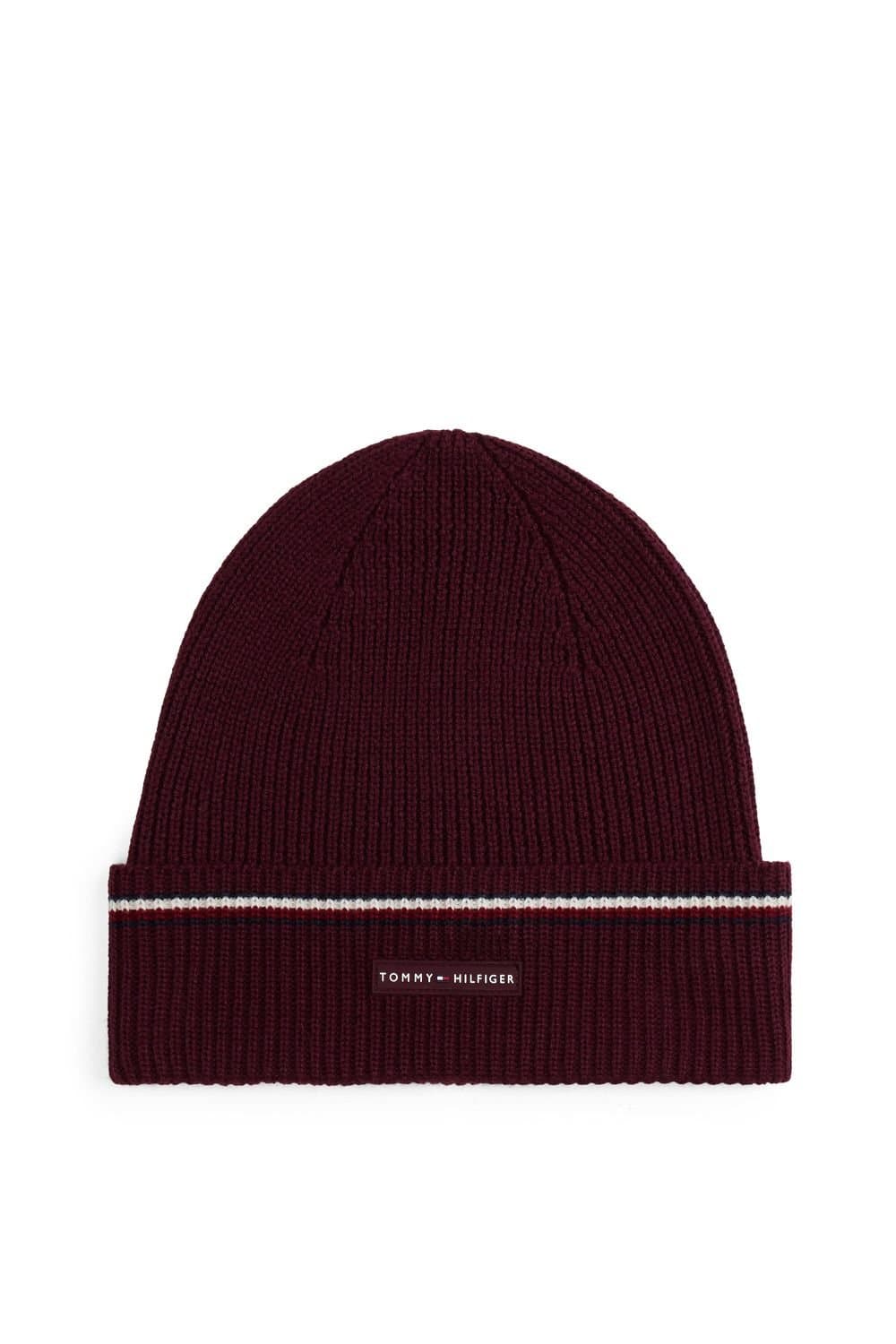 Tommy Hilfiger Tommy Hilfiger Men's Th Rwb Beanie Deep Burgundy