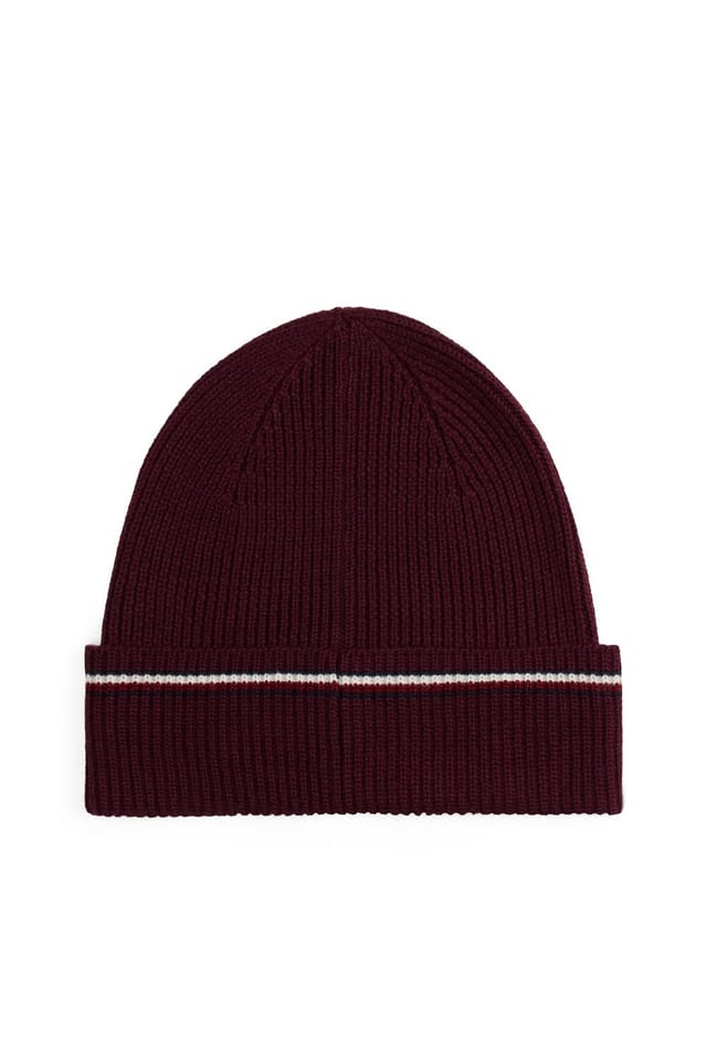 Tommy Hilfiger Tommy Hilfiger Men's Th Rwb Beanie Deep Burgundy - 2