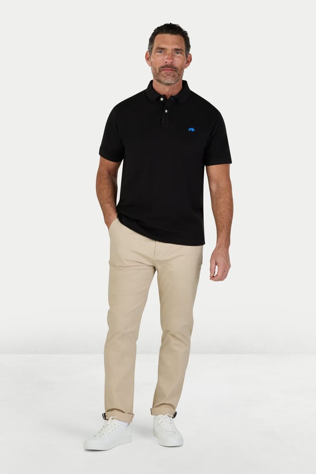 raging bull Raging Bull Men's Classic Polo in Black - 2