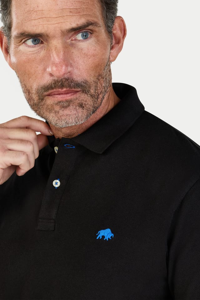raging bull Raging Bull Men's Classic Polo in Black - 3