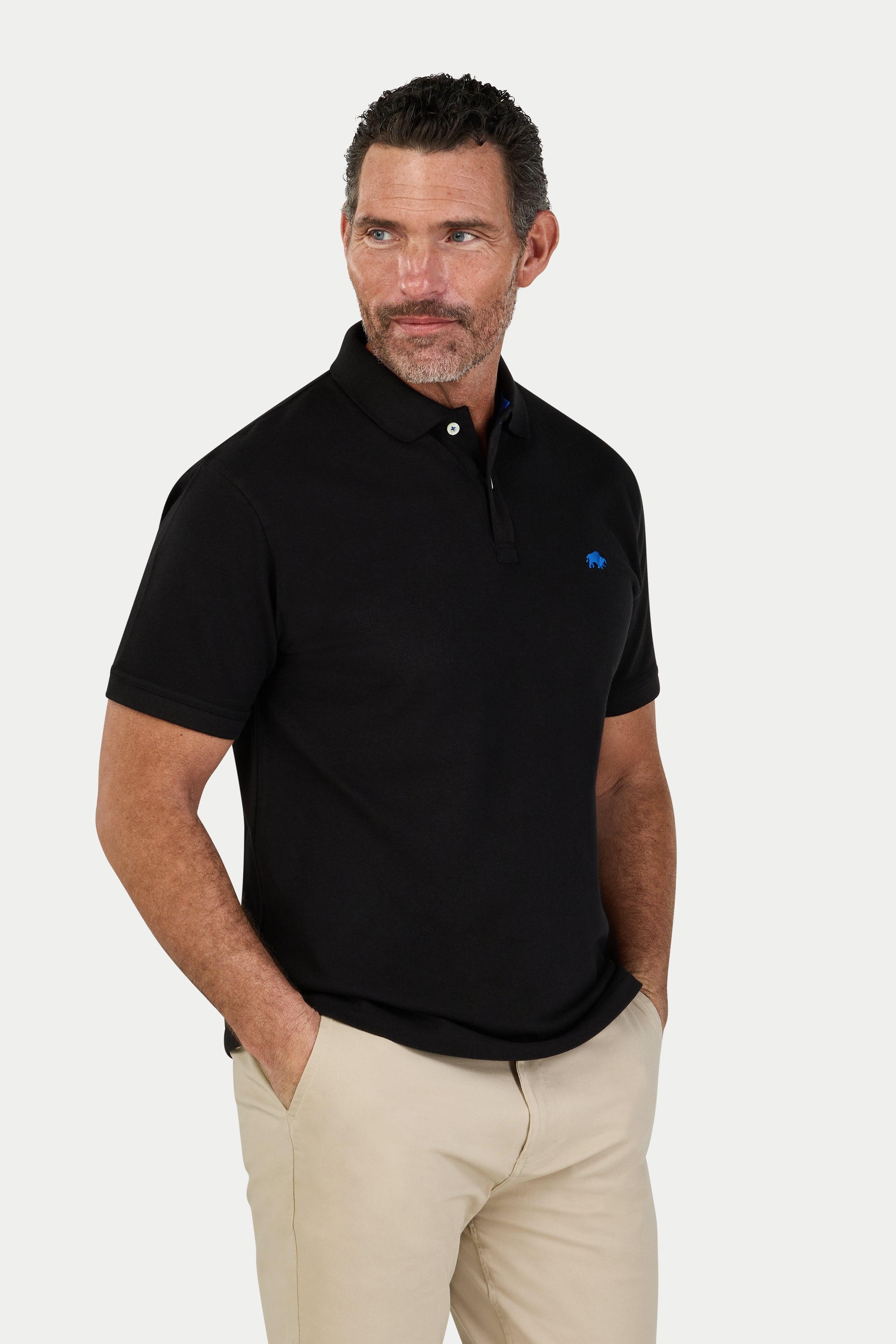 raging bull Raging Bull Men's Classic Polo in Black - 4