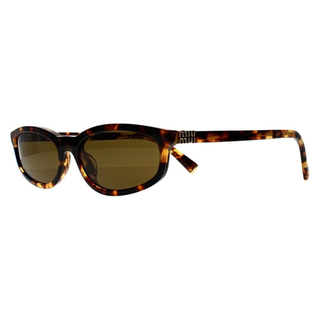 Miu Miu Miu Miu Women's Oval Honey Havana Dark Brown MUA06S - 2