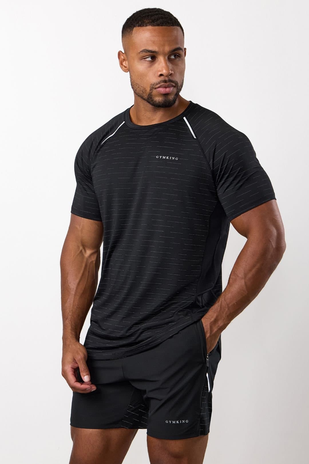 Gym King Gym King Men's Black Performance Tee