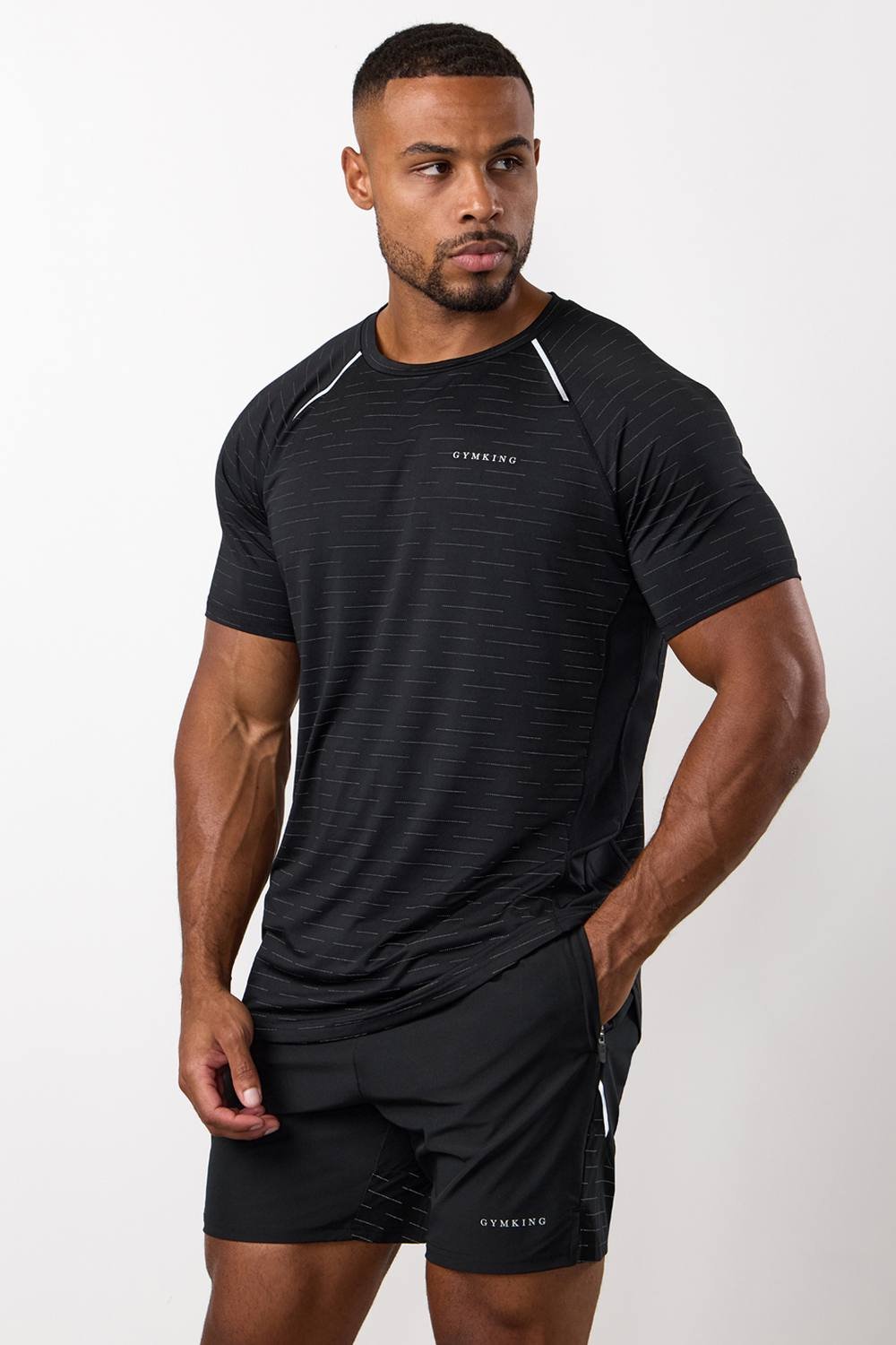 Gym King GYM KING Men's Stamina Performance Tee Black - 2