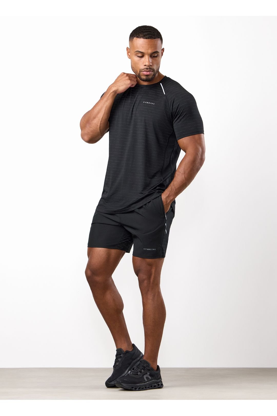Gym King GYM KING Men's Stamina Performance Tee Black - 4
