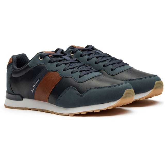 Ben Sherman Ben Sherman Men's Owen Retro Trainers in Blue - 2