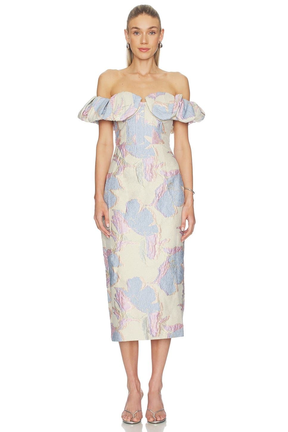 revolve Marlene Strapless Midi Dress
