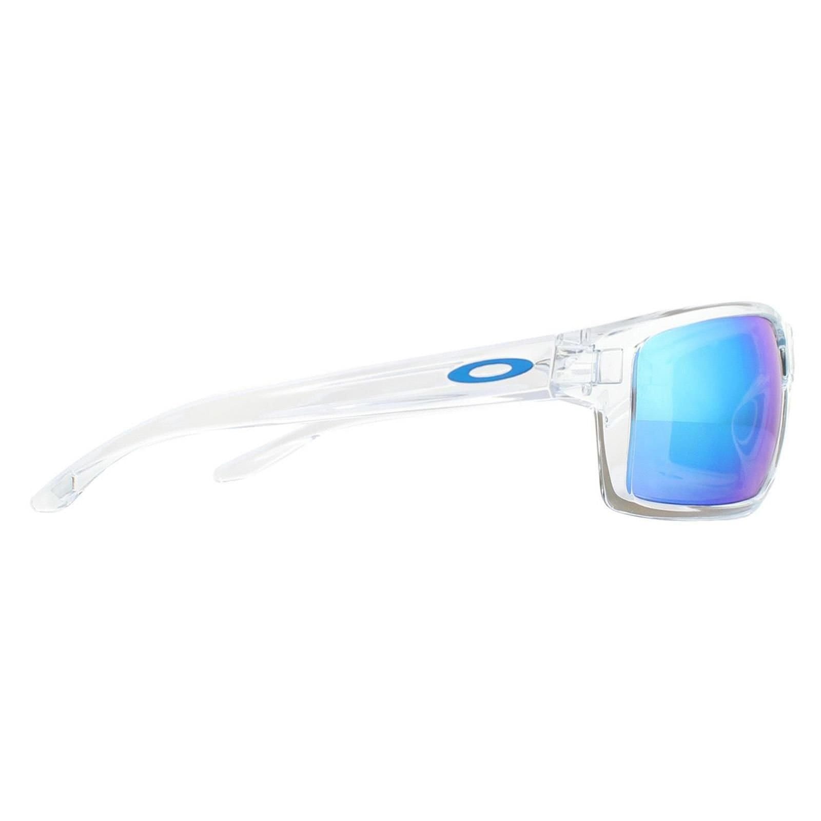 Oakley Oakley Men's Wrap Polished Clear Prizm Sapphire Sunglasses - 4