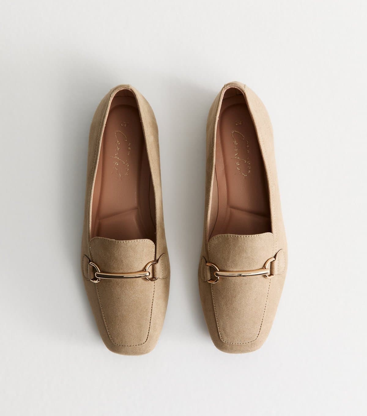 New Look New Look Camel Faux Suede Snaffle Detail Loafers