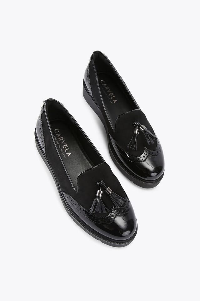 Carvela Carvela Women's 'Sky Brogue' Flats in Black - 2