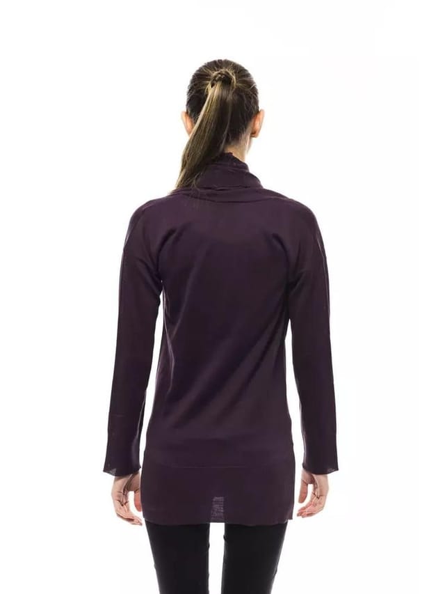 Montana Blu Montana Blu Women's Purple Wool Sweater - 3