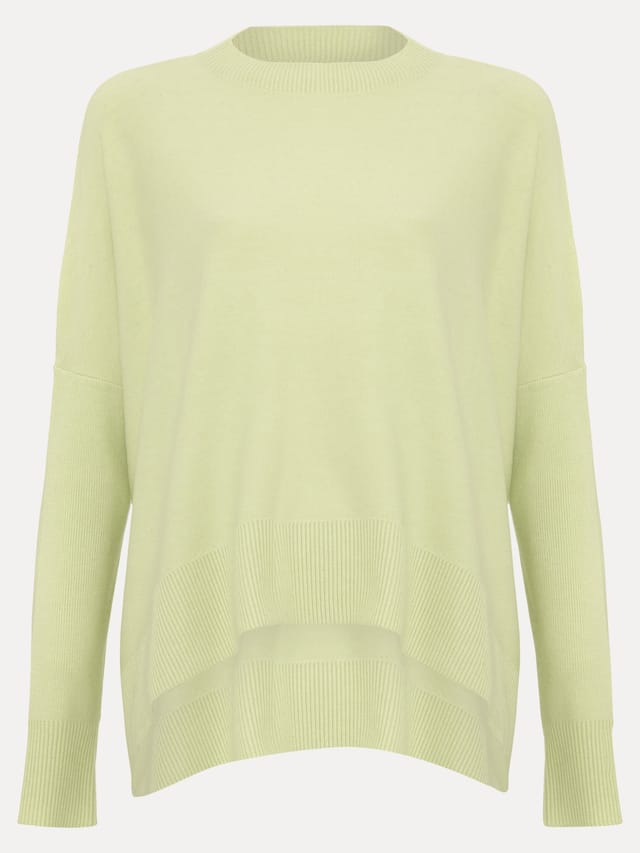 Phase Eight Phase Eight Women's Kara Boxy Knit Top in Pale Green - 2