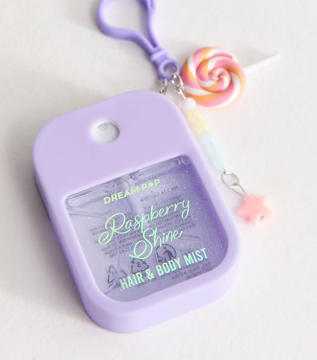 New Look Purple Raspberry Shine Hair And Body Mist Key Ring New Look - 2