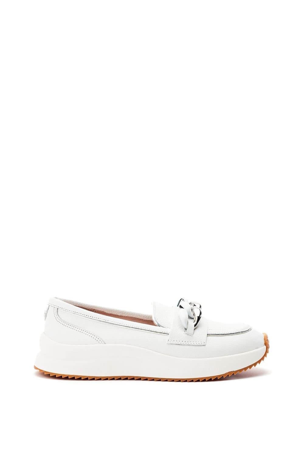 Moda In Pelle Moda In Pelle Women's 'Sorrento' Leather Loafers in White
