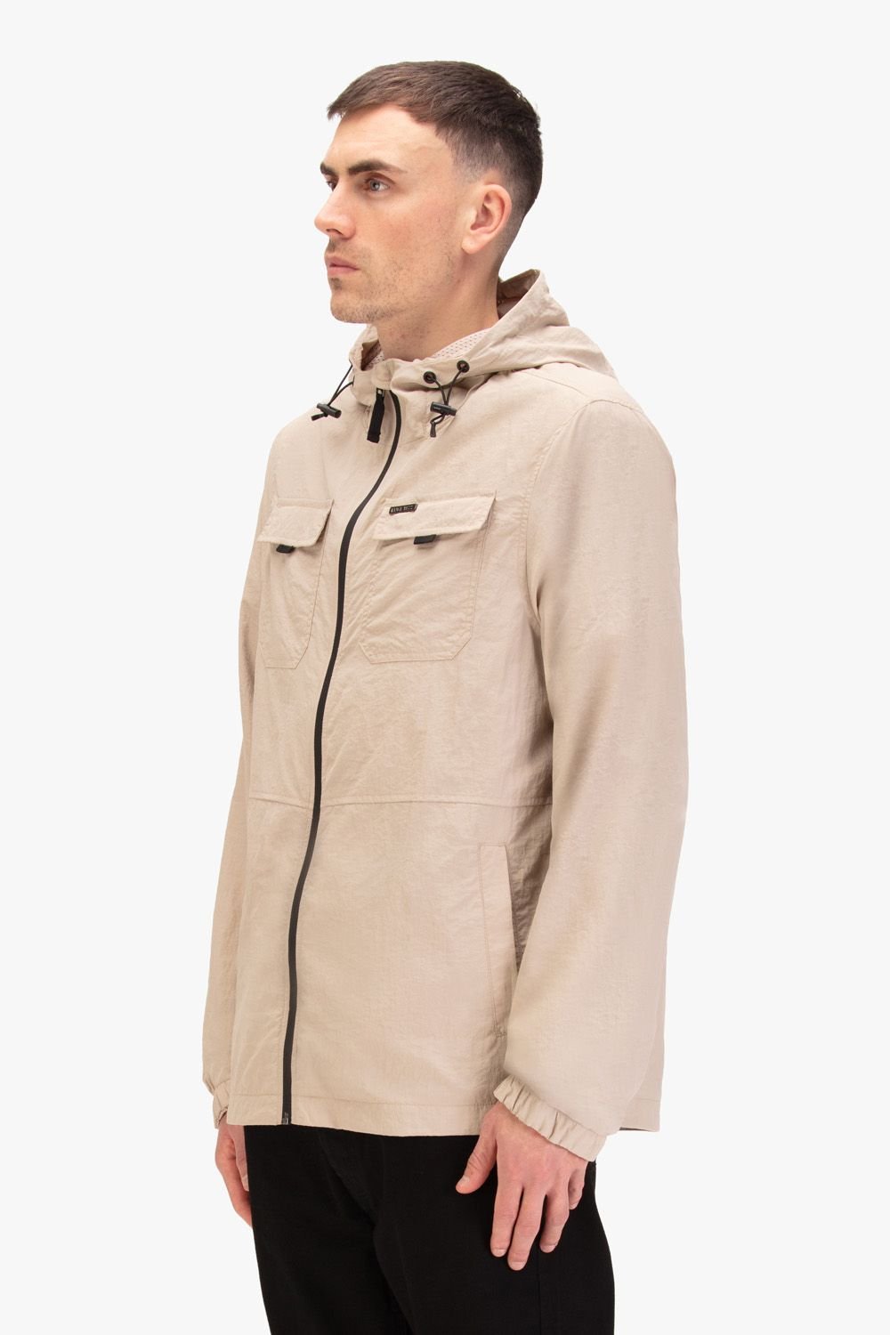 Luke 1977 Luke 1977 Men's Denver Hooded Jacket in Ecru - 3