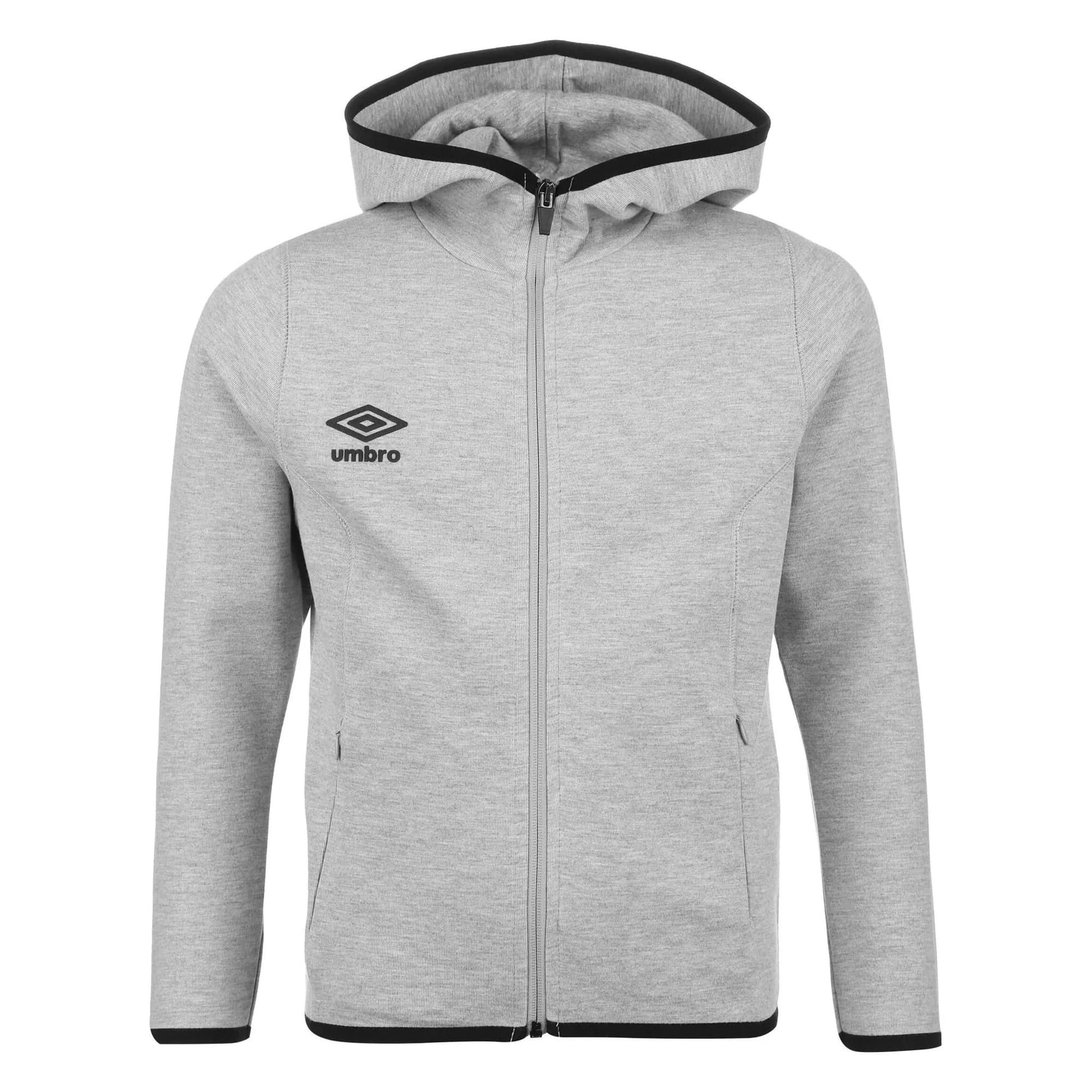 Umbro Umbro Men's Pro Fleece Full Zip Hoodie in Light Grey