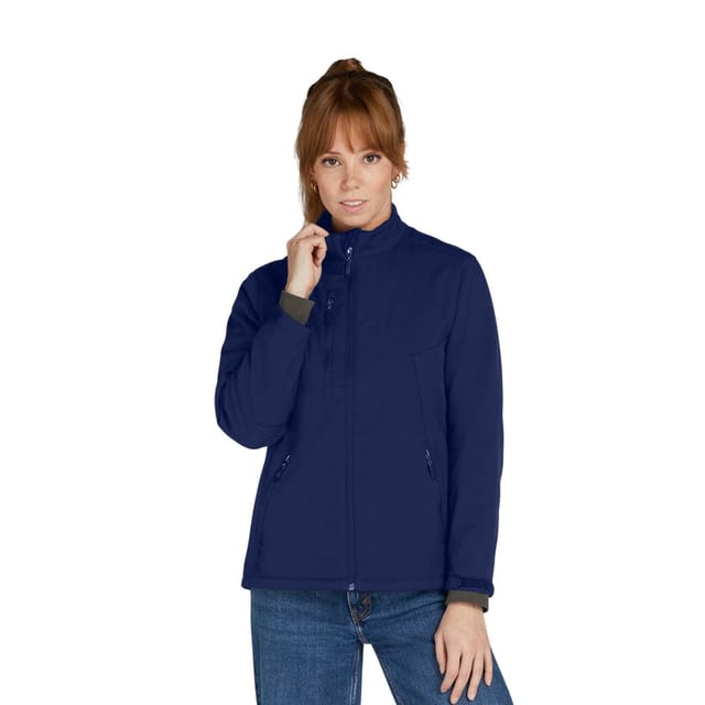 SG SG Women's Signature Tagless Soft Shell Jacket in Navy - 2