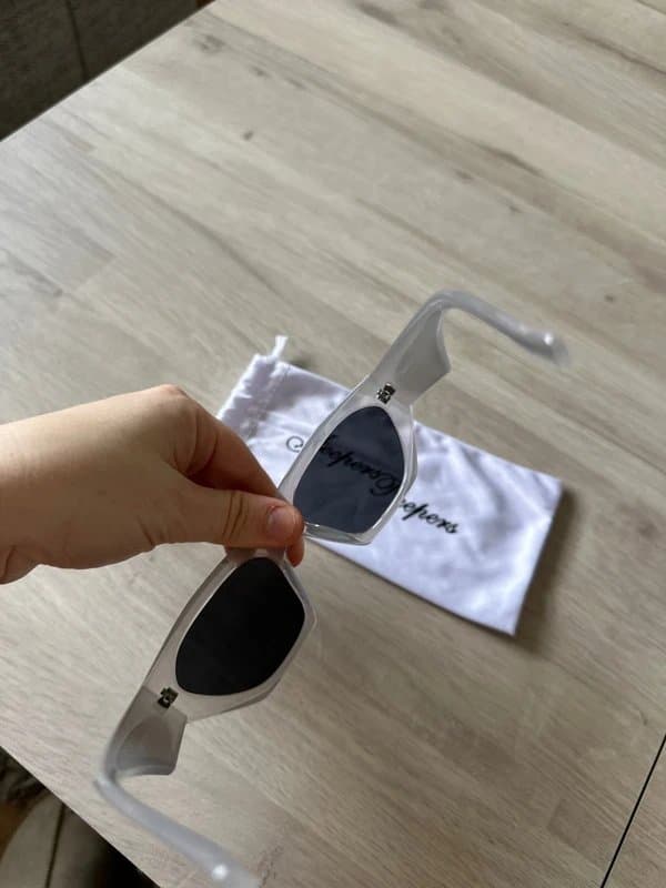 ASOS Jeepers Peepers grey sunglasses