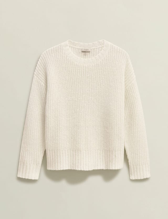 Hobbs London Hobbs London Women's Marsha Sequin Jumper in Natural White - 2