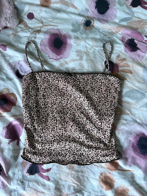 Bershka Leopard Cami Top