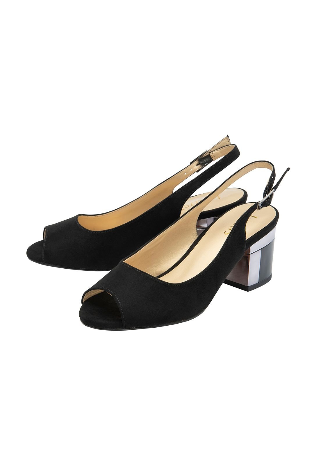Lotus Lotus Women's 'Evelyn' Peep-Toe Shoes in Black - 2