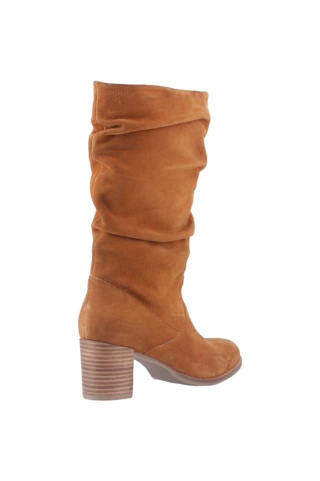 Hush Puppies Hush Puppies Women's Cosima Ruched Boot in Tan - 2